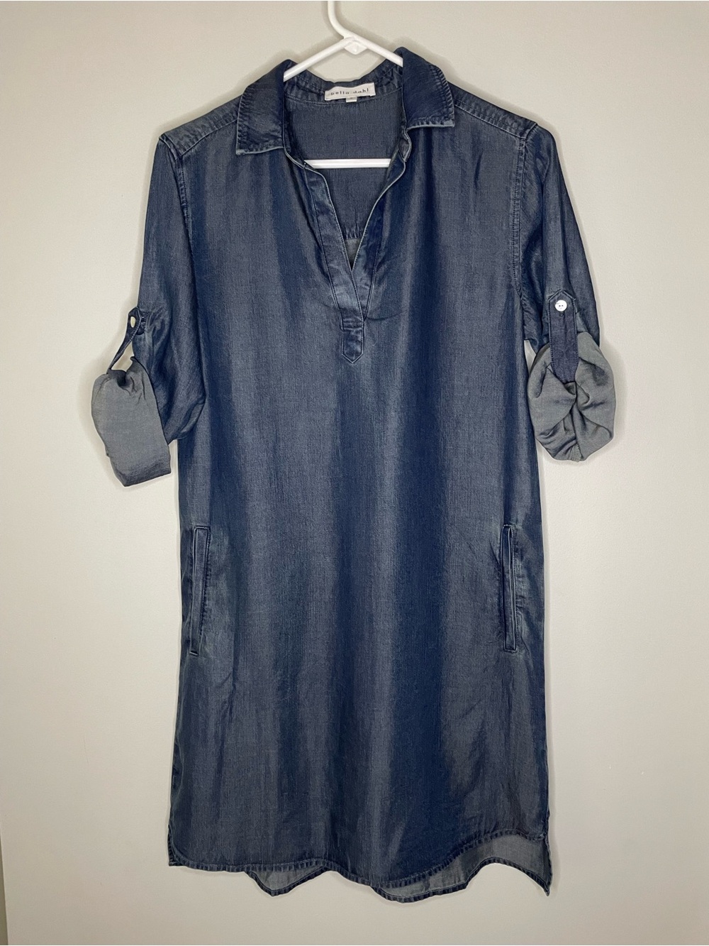 Bella Dahl Denim Mini Shirtdress Size S - Picture 5 of 9